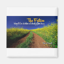 Inspirational Dream Quote -- Eleanor Roosevelt Magnets
