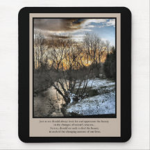 Inspirational Gifts Seasons of Our Lives Mouse Mat