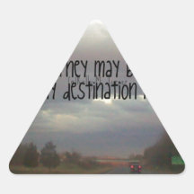 Inspirational Guidance Triangle Stickers