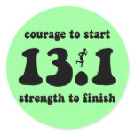 Inspirational half marathon sticker