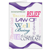 Inspirational Personal Growth Law of Attraction Ca Greeting Card