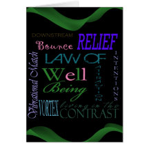 Inspirational Personal Growth Law of Attraction Ca Greeting Card