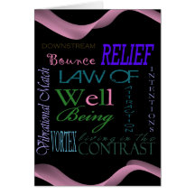 Inspirational Personal Growth Law of Attraction Ca Card