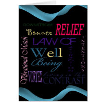 Inspirational Personal Growth Law of Attraction Ca Card