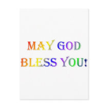 INSPIRATIONAL RELIGIOUS FAITH POSTCARD