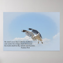 Inspirational Seagull Decorative Print
