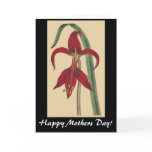 Inspirational Vintage Botanical Moms Day Card
