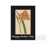 Inspirational Vintage Botanical Moms Day Card