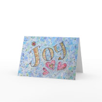 Inspirational Word "Joy"  Card