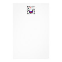 Inspire Collage Customized Stationery
