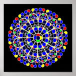 Inspired by South Rose Window, Notre-Dame de Paris Posters