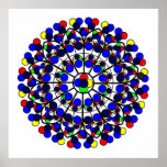 Inspired by South Rose Window, Notre-Dame de Paris Print