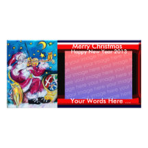 INSPIRED SANTA CHRISTMAS PHOTO TEMPLATE PHOTO CARD TEMPLATE
