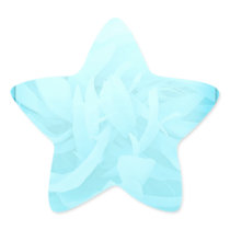 Inspiring Aqua Blue floral gift Stickers