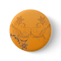 Inspiring brown floral on orange background pins