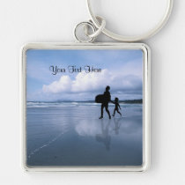 Inspiring Customizable Father & Child Keyring keychains