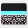 Inspiring light pinkish damask pattern mouse pads