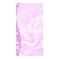 Inspiring Violet swirls and floral special gift Photo Cards