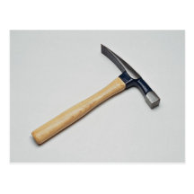 Inspiring Wooden hammer Postcard