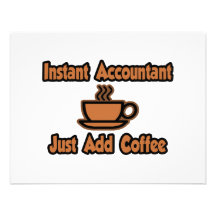 Instant Accountant...Just Add Coffee Invitation