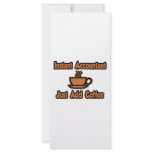 Instant Accountant...Just Add Coffee rack cards