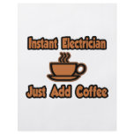 Instant Electrician...Just Add Coffee Flyer Design