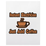 Instant Electrician...Just Add Coffee Letterhead Template