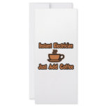 Instant Electrician...Just Add Coffee rack cards