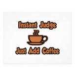 Instant Judge...Just Add Coffee Invitation