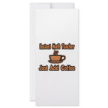 Instant Math Teacher...Just Add Coffee rack cards