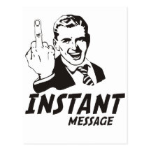 INSTANT MESSAGE POSTCARDS