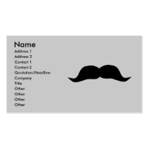 Instant Moustache Profile Cards Business Card Templates