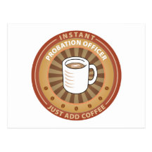 Instant Probation Officer Postcard