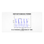 Instantaneous Power Is A Periodic Function Of Time Photo Card