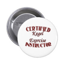 Instructeur d'exercice de Kegel Badge Avec Épingle