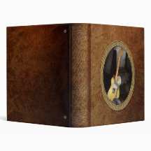 Instrument - Guitar - Playing in a band 3 Ring Binder