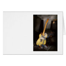 Instrument - Guitar - Playing in a band Card