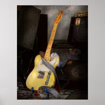 Instrument - Guitar - Playing in a band Poster