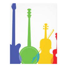 Instruments Color Letterhead Design