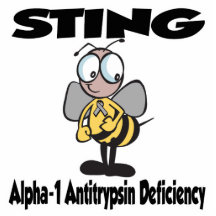 Insuffisance de álpha-1-antitrypsine de STING Photos En Relief