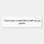 Insulting bumper sticker