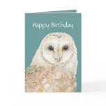 Insulting Cute Owl Birthday Card