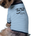 Insulting slogan pet clothing