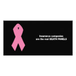 Insurance companies are the real death panels customized photo card