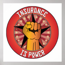 Insurance Is Power Print