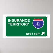 Insurance Next Exit Poster