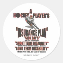 Insurance Plan Round Stickers