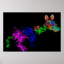 Integrin Donkey Print