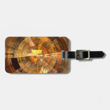 Integrity Abstract Art Address Tag For Bags
