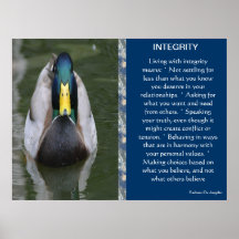 INTEGRITY  Posters